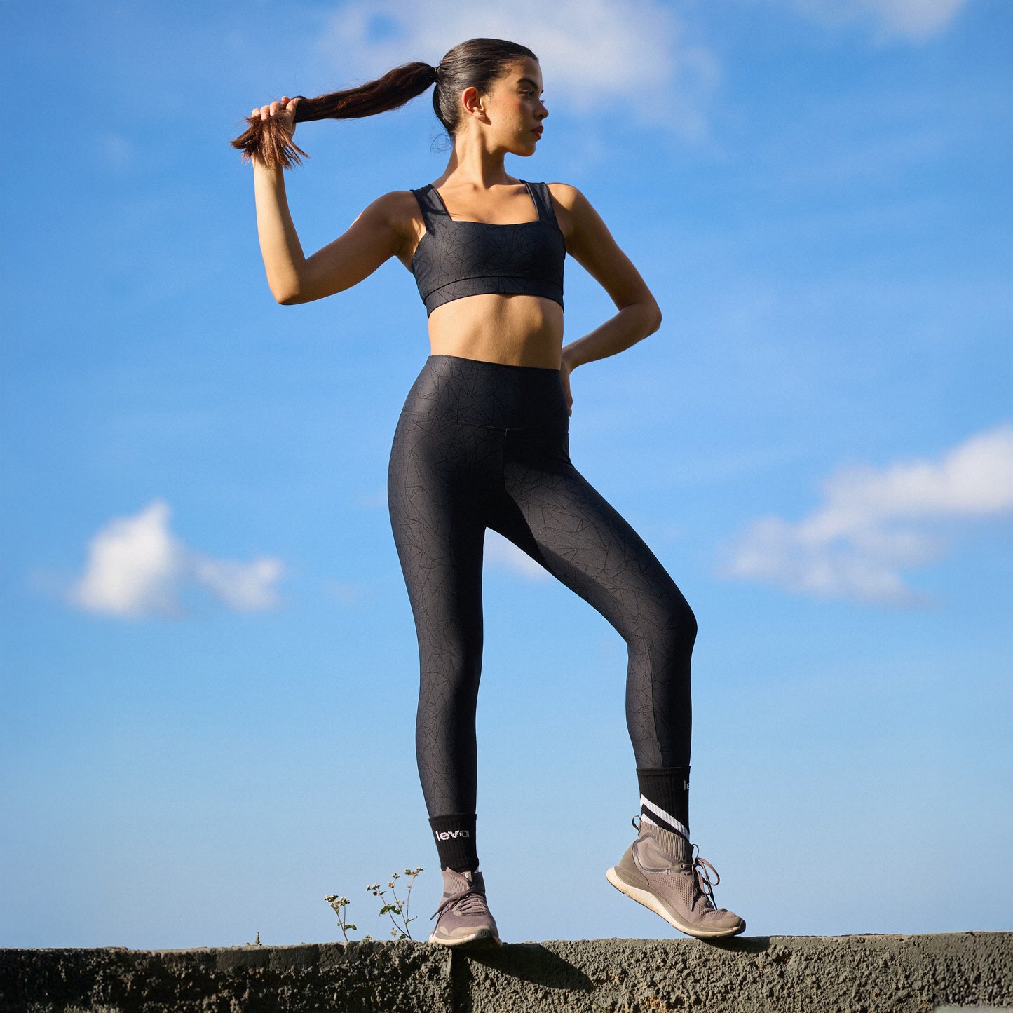 Legging Nebula Negro