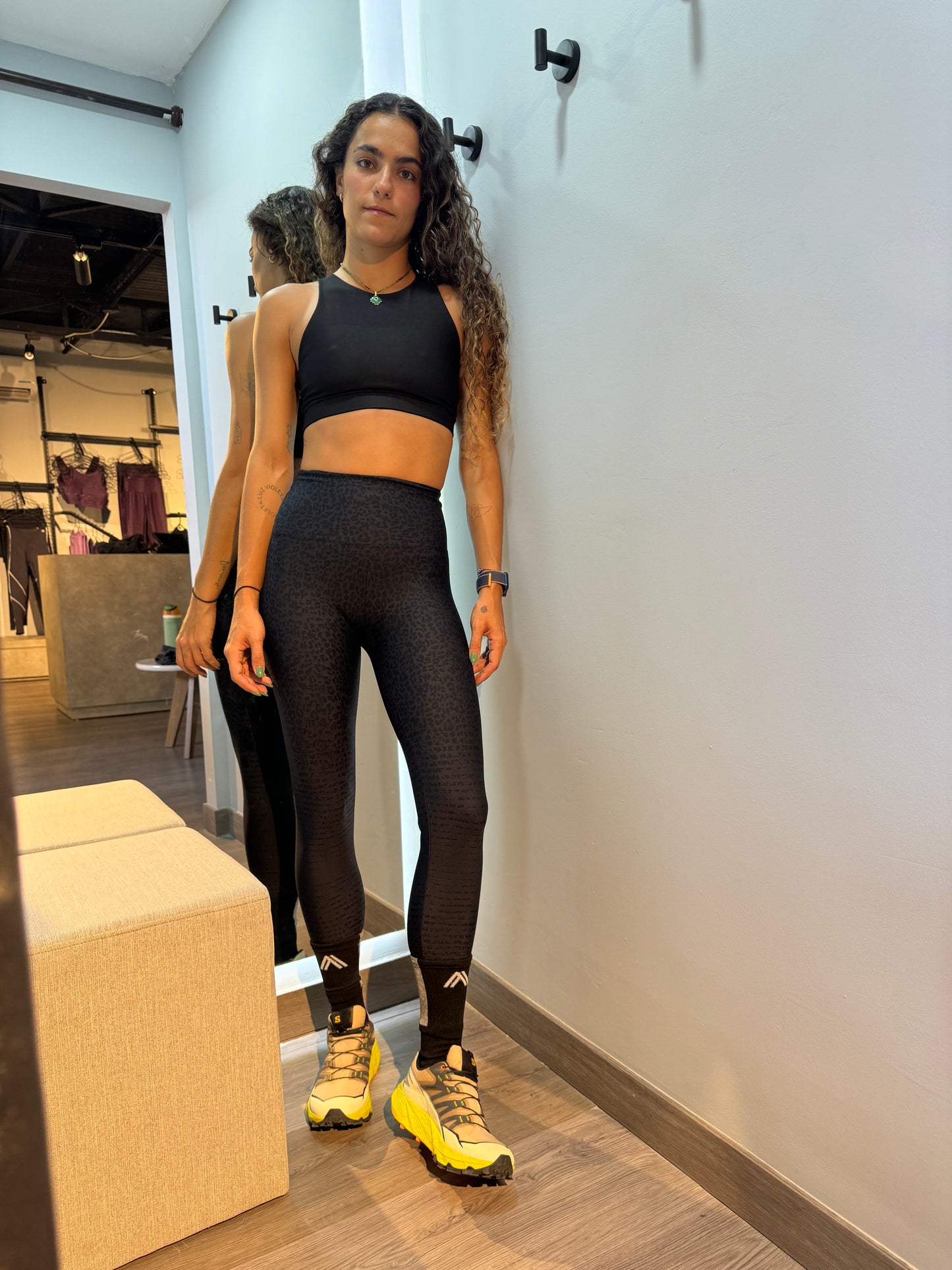 Legging Cheetah Negro