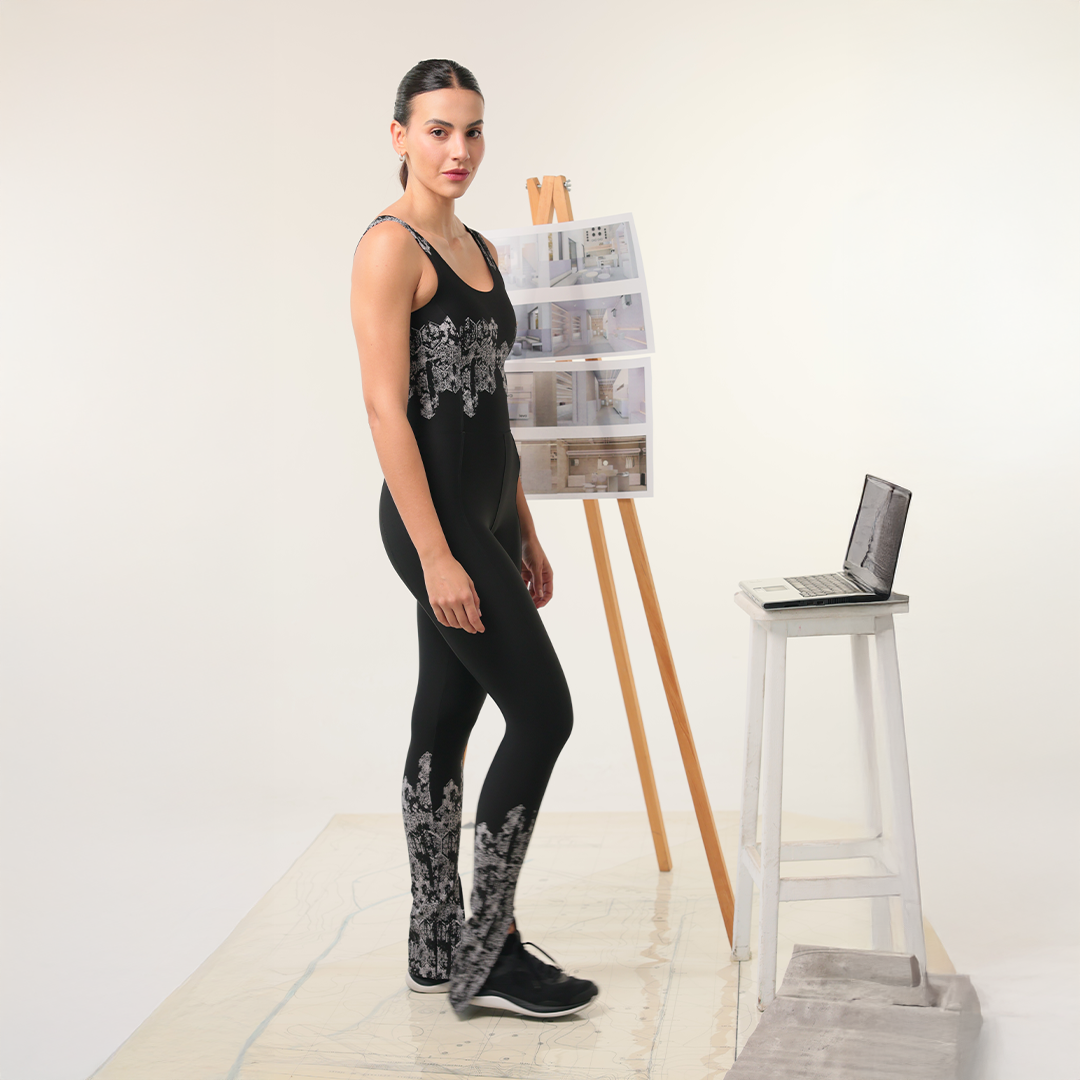 Enterizo Largo Flare Humo